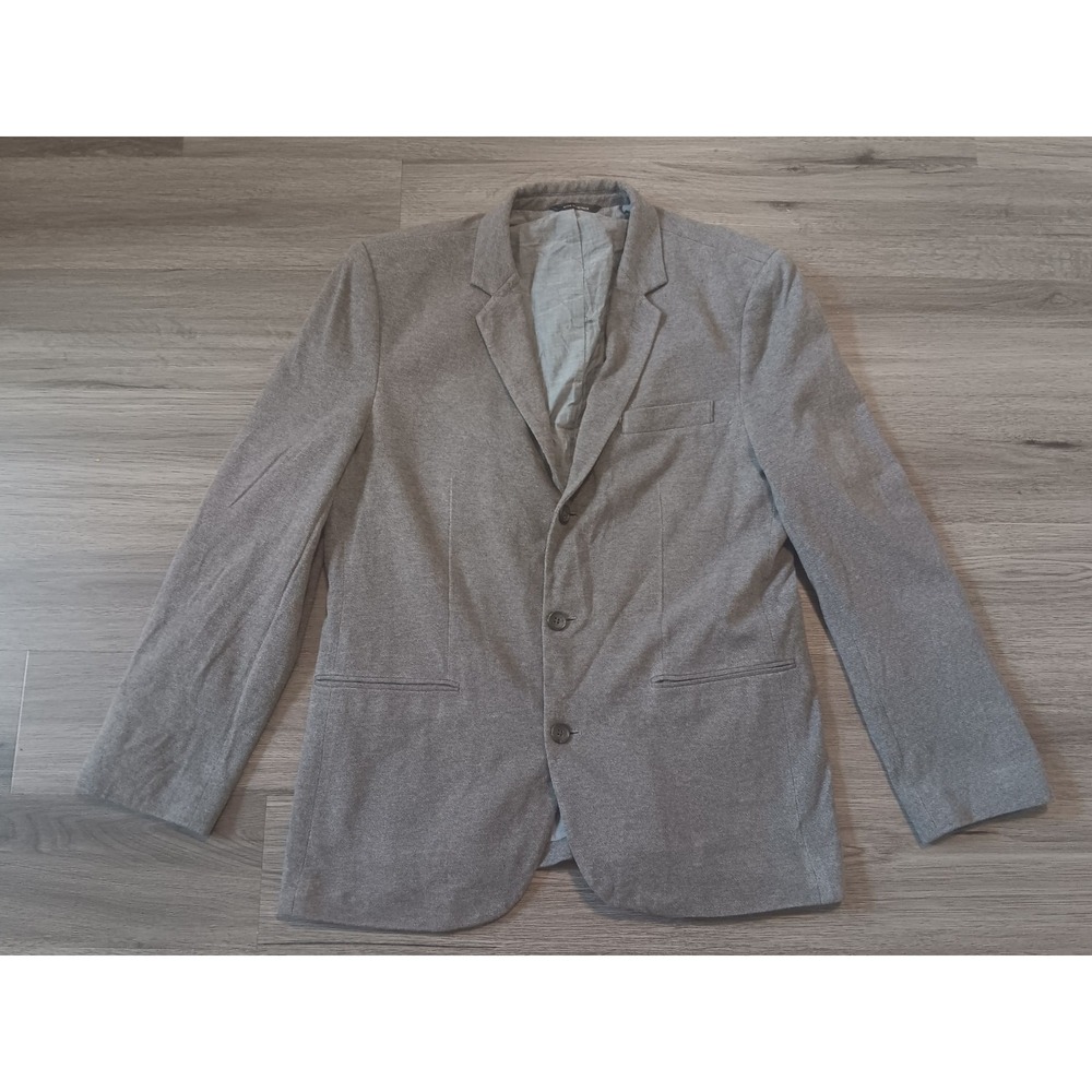 Banana‎ Republic Men's Gray 100% Cotton Tailored Slim Fit Sports Coat Size 44R